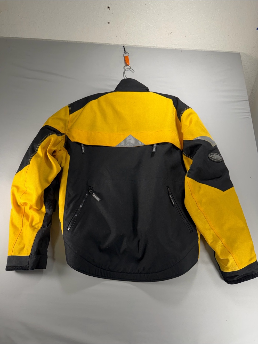 Cortech Tour Master Advanced Sport Jacket L Black Yellow Liner Moto - Picture 12 of 12